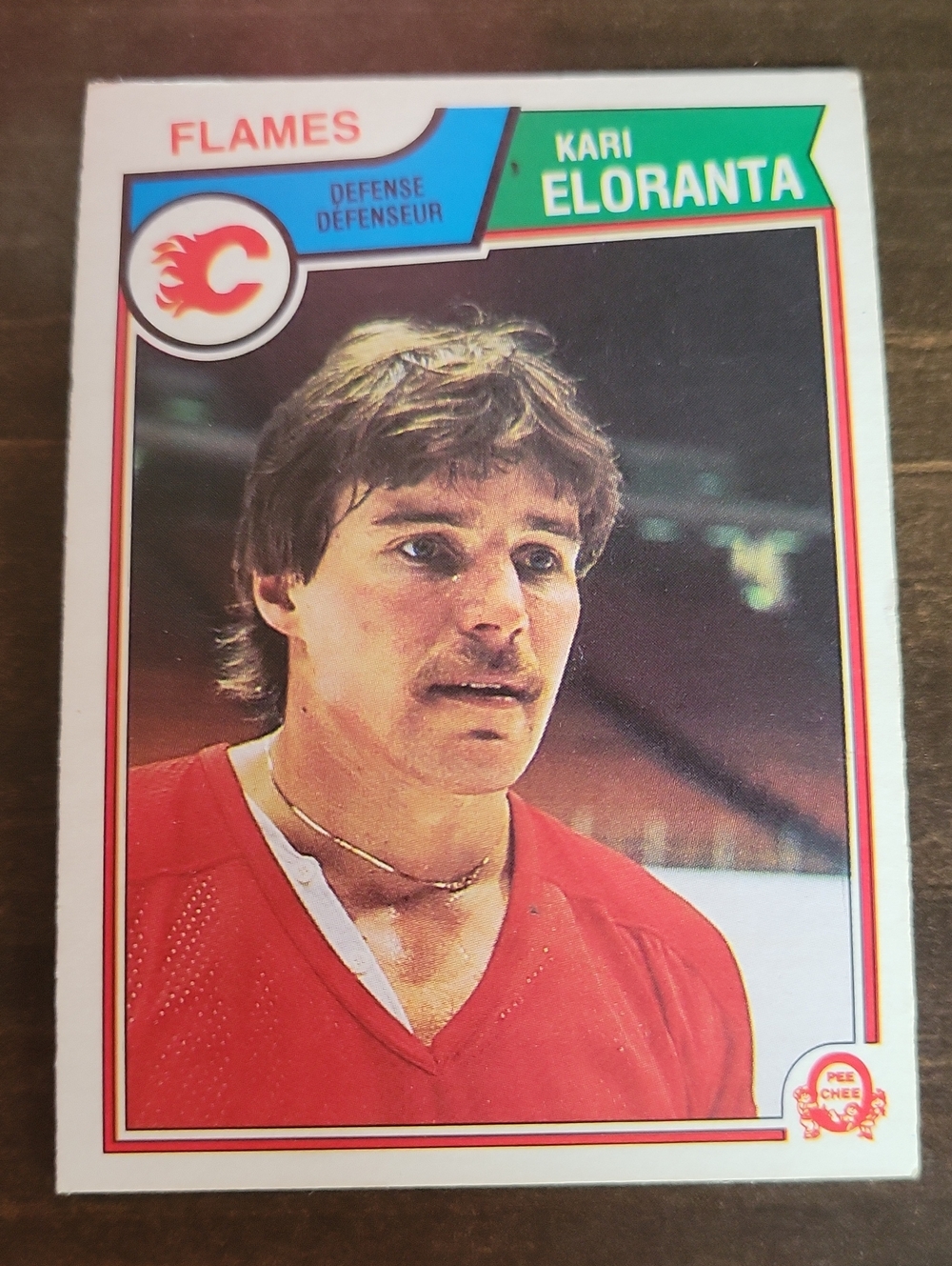 1983/84 OPC Kari Eloranta Hockey Trading Card - Red Jersey Collector Card